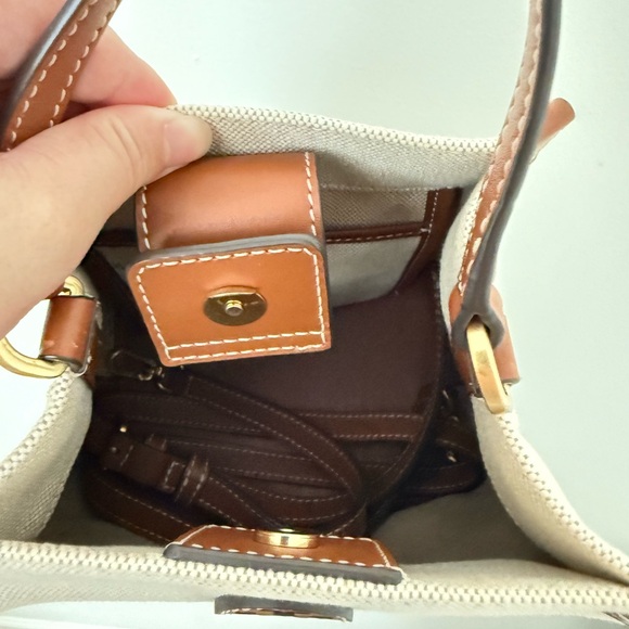 Tory Burch Tan and Brown Tote Bag